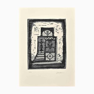 Massimo Campigli, The House of Women, Etching, 1970s