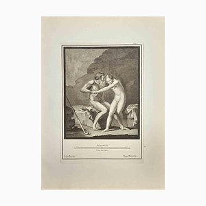 Francesco Lavega & Nicola Vanni, Olympus, Daphnis y Pan, Aguafuerte, siglo XVIII