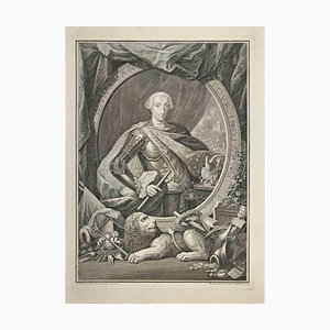 Filippo Morghen, Charles III, King of Spain, Etching, 1760s