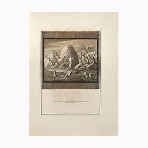 Filippo Morghen, Sauvetage de Persée, Eau-forte, XVIIIe siècle