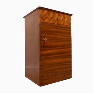 Teak Bedside Cabinet with Drawers by Peter Hayward for Uniflex, 1960s