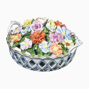 Basket of Flowers Porcelain from Herend
