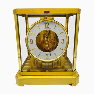 Atmos Jaeger Le Coultre Cal. 528 Fireplace Clock by Aeg