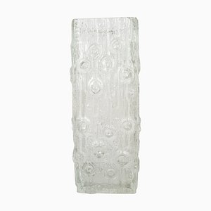 Jarrón alemán grande moderno de cristal de Peill & Putzler, años 70