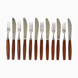 Mid-Century Austrian Boxed Cutlery from Amboss, 1950s, Set of 12