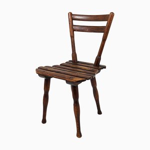 Silla infantil vienesa de madera de Thonet, Austria, década de 1900