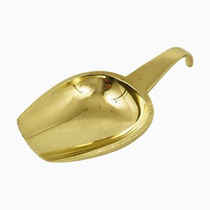Mid-Century Brass Shovel Ashtray with Handle attributed to Carl Auböck, Austria, 1950s