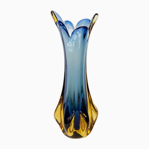 Grand Vase Mid-Century en Verre de Murano, Italie, 1960s