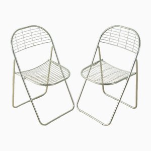 Åland Folding Chairs by Niels Gammelgaard from Ikea, 1970s, Set of 2