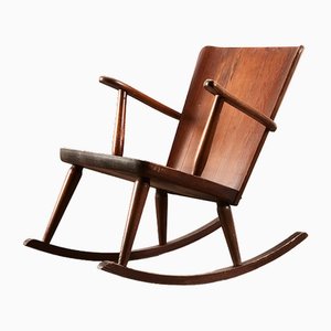Swedish Rocking Chair by Goran Malmvall for Karl Andersson, 1940s