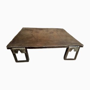 Industrial Steel Pallet Table, 1950s