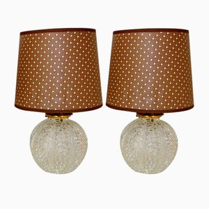 Bedside Table Lamps, 1960s, Set of 2