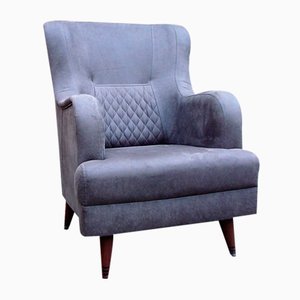 Modern Armchair in Fabric & Plastic, 1990s
