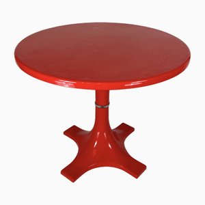 Red Dining Table by Ignazio Gardella and Anna Castelli for Kartell, 1960s