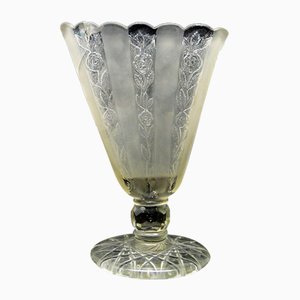 Art Deco Vase from Bolesław Morawski Glassworks, Poland, 1930s