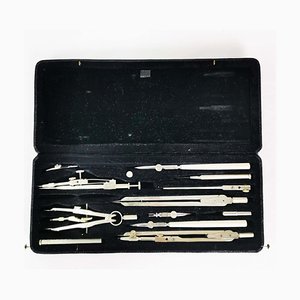 Drawing Instruments from Mellert, Germany, 1950s, Set of 13