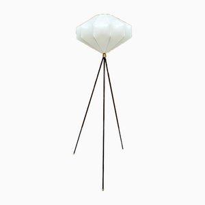 Vintage Cocoon Tripod Stehlampe im Castiglioni Stil, 1960er