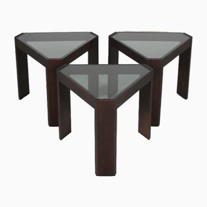 Stacking Tables by Porada Arredi, Italy, 1970s, Set of 3