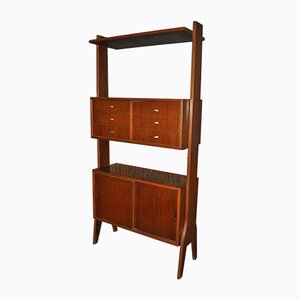 Vintage French Bookcase, 1950s