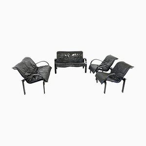 Vintage Sofas und Sessel von Tord Bjorklund für Ikea, 1980er, 4er Set