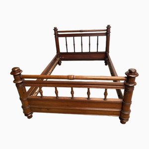 Second Empire French Rosewood Double Bed, 1890s
