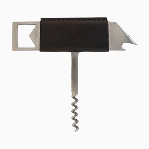 Bird Bottle Opener in Leather attributed to Carl Auböck for Amboss Austria, 1960s