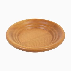 Modernist Wooden Fruit Bowl attributed to Carl Aubock, Austria, 1970s