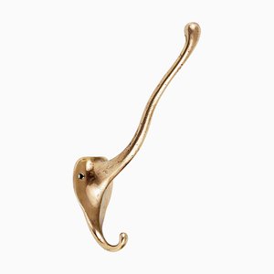 Art Nouveau Brass Wall Hook by Adolf Loos for Hagenauer Workshop, Austria, 1910s