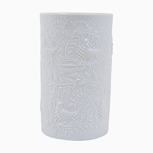 Vase Relief Up Art Blanc en Porcelaine par Bjorn Wiinblad pour Rosenthal Studio-Line, 1960s