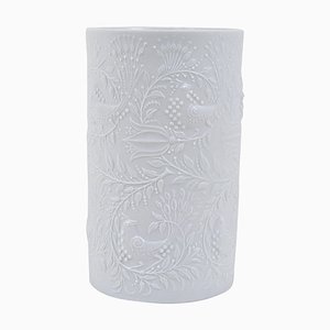 Vaso in porcellana bianca di Bjorn Wiinblad per Rosenthal Studio-Line, anni '60