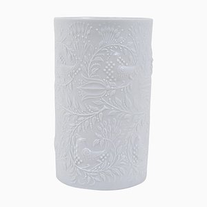 Vaso in porcellana bianca di Bjorn Wiinblad per Rosenthal Studio-Line, anni '60