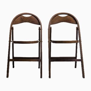 Tric Style Folding Chairs, Poland, 1970s, Set of 2