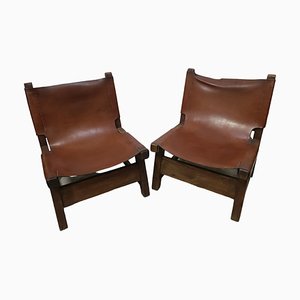 Vintage Nordic Lounge Chairs, Set of 2