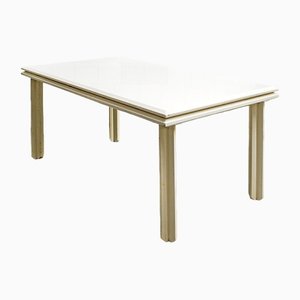 Mesa de comedor extensible de Saporiti Italia, años 80