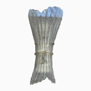 Lámpara de pared de cristal de Murano de Italamp, años 80