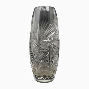 Art Deco Vase von Sudety Glassworks, Polen, 1960er