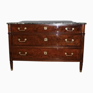 Louis XVI Dresser in Speckled Mahogany