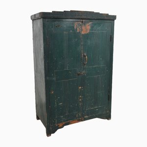 Vintage Oriental Hardwood Cabinet, 1940s