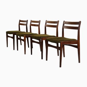 Danish Dining Chairs in Teak by Frem Røjle, 1960s, Set of 4