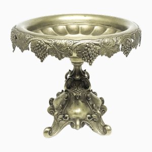Biedermeier Bowl on Stand from Norblin, Poland, 1890s