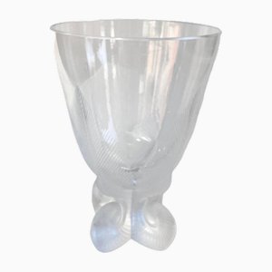 Kristallvase von Lalique in Crystal, Frankreich, 1960er