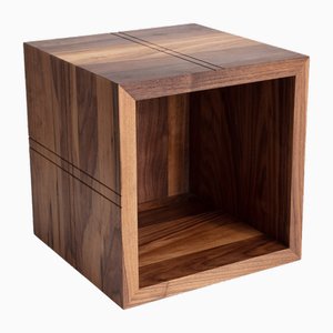 Quad Plaid Cube aus Nussholz von Noah Spencer
