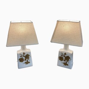 Ceramic Table Lamps, 1950s, Set of 2