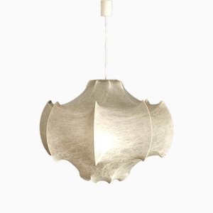 Viscontea Cocoon Resin Lamp attributed to Achille & Pier Castiglioni for Flos, 1960s