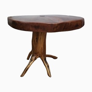 Table d'Appoint en Bois avec Piètement en Olivier