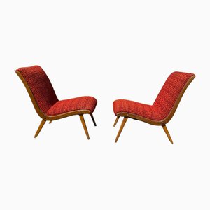 Easy Chairs by Jens Risom for Knoll, 1950s, Set of 2