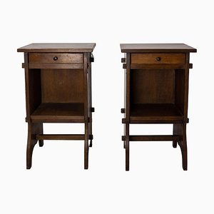 French Nightstands, 1940s, Set of 2