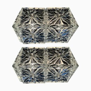 Deutsche Mid-Century Wandlampen im Stil von Kalmar, 1970er, 2er Set