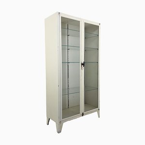 Vintage Display Medical Cabinet in Iron, 1950s