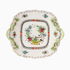 Porcelain Tray with Flower Motif